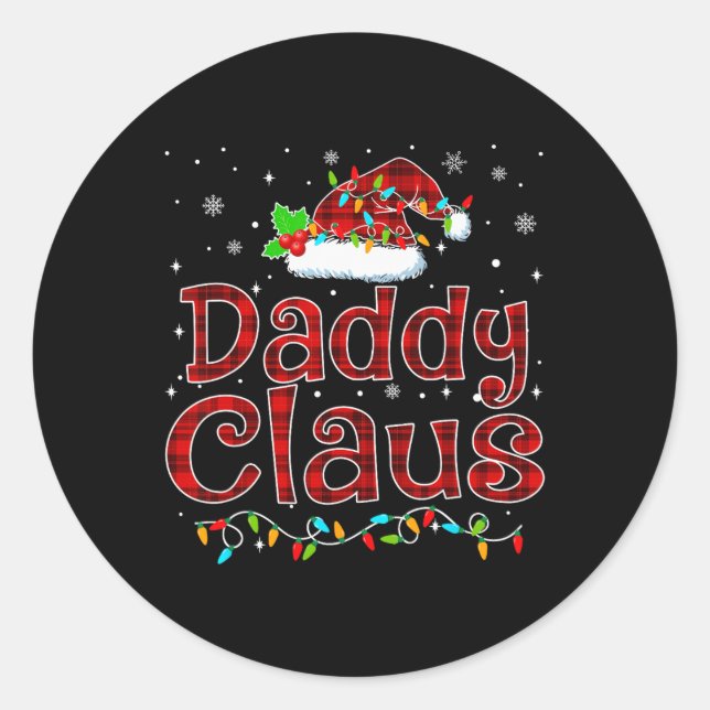 Adesivo Pai Claus Natal Pajama Matando o Natal da Família (Frente)