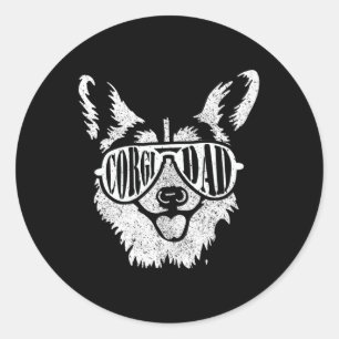 Adesivo Pai Corgi Dono do Cachorro Pet Welsh Corgi Pais D