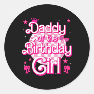 Adesivo Pai Da Família Birthday Girl Birthday Kid
