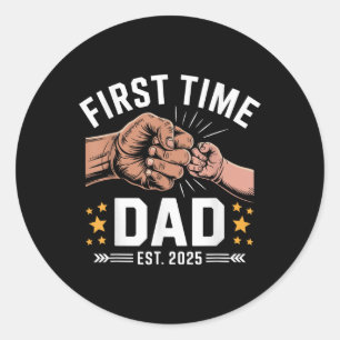 Adesivo Pai Da Primeira Vez No Est 2025 Fist Bump Novo pap