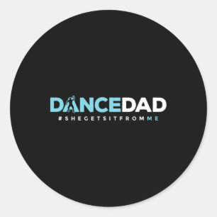 Adesivo Pai Dançarino Pai Pai Professor Dançarino Perf
