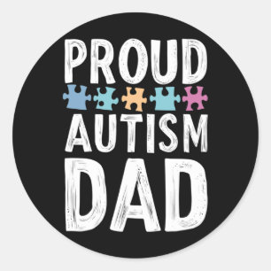 Adesivo Pai De Autismo Orgulhoso - Vozes De Força E Amor S