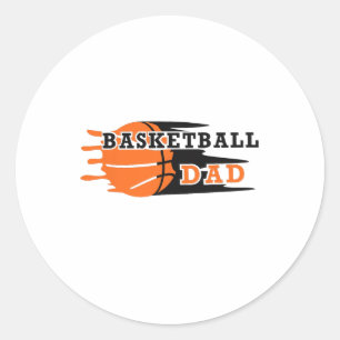 Adesivo Pai de basquetebol Vintage Proud Basketbal