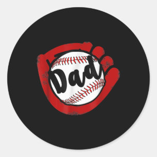 Adesivo Pai De Beisebol Para Mãe De Softball De Baseball