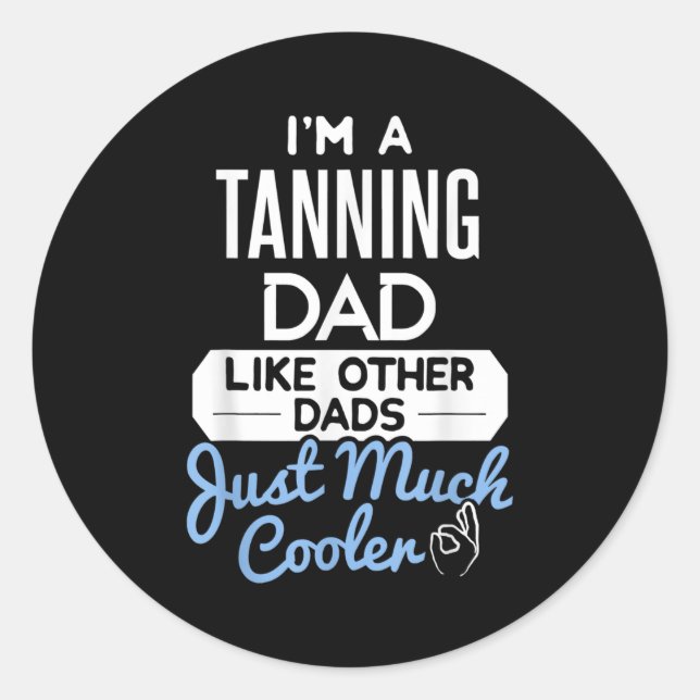 Adesivo Pai de bronzeamento do Design do Dia de os pais le (Frente)