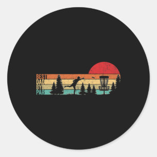 Adesivo Pai de Disc Golf Engraçado Melhor Pai Por Par Disc
