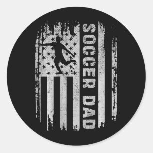 Adesivo Pai de Futebol Bandeira Americana EUA No Ck Pai de