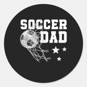 Adesivo Pai de Futebol Engraçado Papai Amante do Esporte F