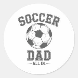 Adesivo Pai de Futebol Família Correspondente Amor pelo Es