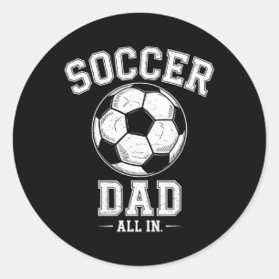 Adesivo Pai de Futebol Família Correspondente Lateral Pai