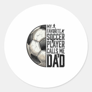 Adesivo Pai de Futebol Gravura Vintage Citação Design de V