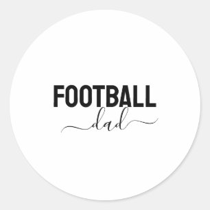 Adesivo Pai de futebol script moderno