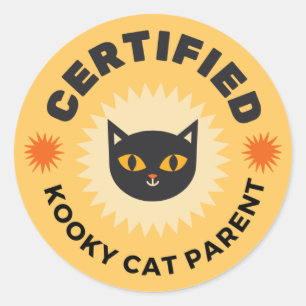 ADESIVO PAI DE GATO DOIDO CERTIFICADO