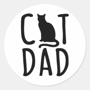 Adesivo pai de gato gato preto fofo amor meu melhor amigo