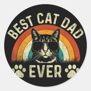 Adesivo Pai De Gato Melhor Pai De Gato Já Engraçado Pai De