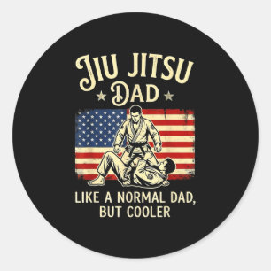 Adesivo Pai de jiu jitsu como um pai normal mas mais legal