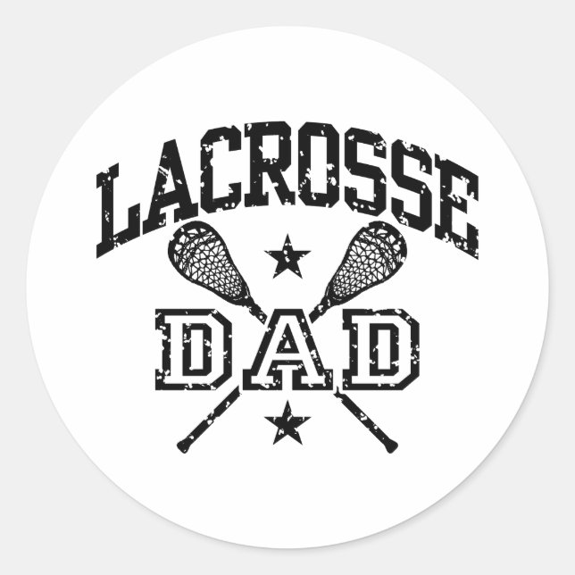 Adesivo Pai de Lacrosse (Frente)