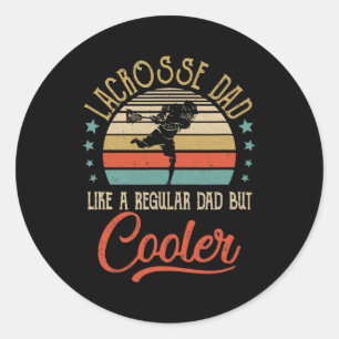Adesivo Pai De Lacrosse, Como Uma Vintagem De Fresco De Pa