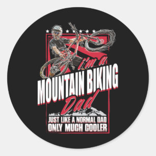 Adesivo Pai de Mountain Bike - Dia dos Pais de Ciclismo Di
