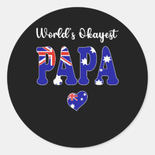 Adesivo Pai de Papa Australiano Mais Alto do Mundo