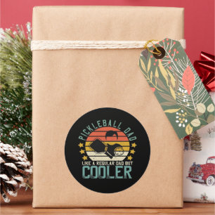 Adesivo Pai De Pickleball Como Um Pai Regular Mas Mais Fri