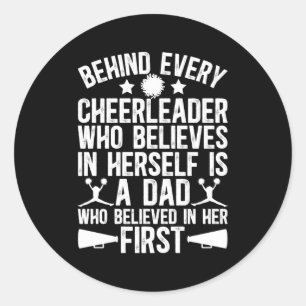 Adesivo Pai De Saúde Que Acreditava No Líder De Cheerhead