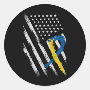 Adesivo Pai de Sensibilização para a Síndrome de Bandeira 