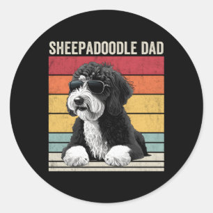 Adesivo Pai de Sheepadoodle