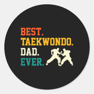 Adesivo Pai de Taekwondo Eterno - Dia dos Pais Taekwondo P
