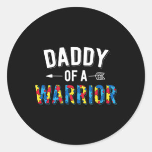 Adesivo Pai De Um Awarene Pai Mundial Da Família De Guerre