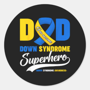 Adesivo Pai de um Superfilho com Síndrome de Down