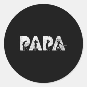 Adesivo Pai Divertido Papai Golfe Papai Presente Divertido