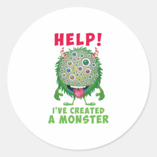 Adesivo Pai do aniversariante Help Ive Criou Mon