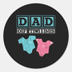 Adesivo Pai Do Futuro Dia de os pais Da Família Twins