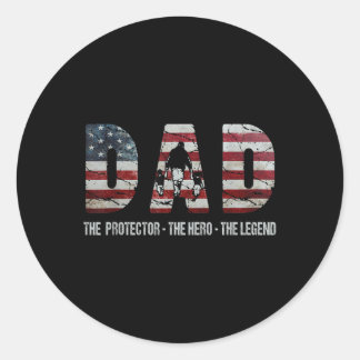 Adesivo Pai Do Protetor Hero Legend American Flag Pai Fa