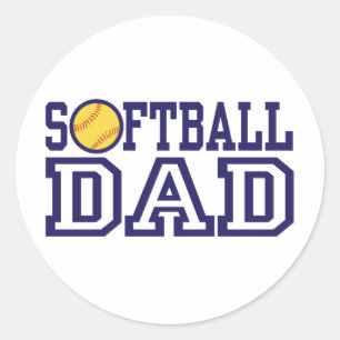 Adesivo Pai do softball