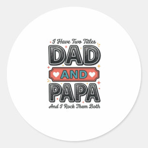 Adesivo Pai E Papai Gravura Vintage Presente Para Pai Desi