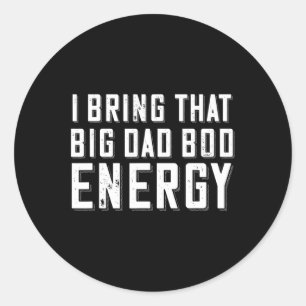 Adesivo Pai Engraçado de Energia do Bacano Dizendo Piada D