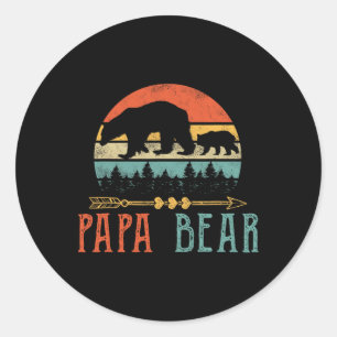 Adesivo Pai Engraçado Dia de os pais do Urso, ideia