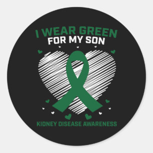 Adesivo Pai Eu Visto Verde Para O Meu Filho Doença Renal A