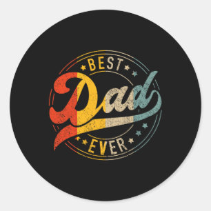Adesivo Pai Ever Vintage Cores do Retro Dia de os pais Ani