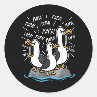Adesivo Pai Gaivota Papai Gaivota Engraçado Dia dos Pais H