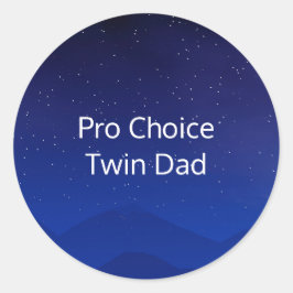 Adesivo Pai Gêmeo Pro Choice