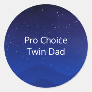 Adesivo Pai Gêmeo Pro Choice