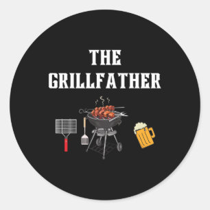 Adesivo Pai Grill Churrasco Divertido Churrasco Carne Pai