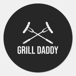 Adesivo Pai Grill Funny Dia de os pais Gift-grilldad-gri