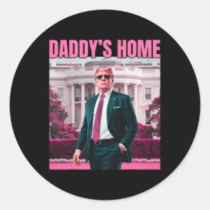 Adesivo Pai Home Trump Pink 2024 America Ck 2024