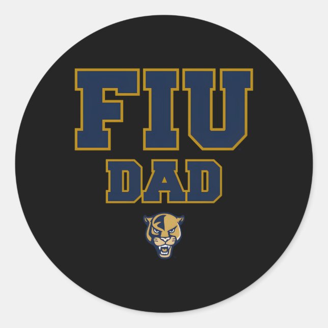 Adesivo Pai Internacional Flórida Fiu Panthers (Frente)