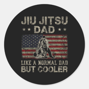 Adesivo Pai Jiu Jitsu Como Um Pai Normal Mas Mais Legal Pa