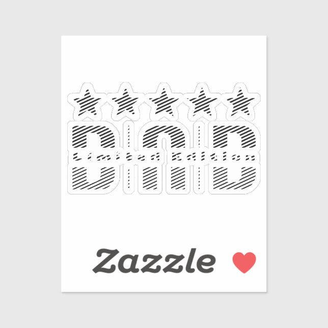 Adesivo Pai Limited Edition (Folha)